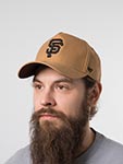 Бейсболка 47 BRAND арт. B-REPDT22WBP-CML San Francisco Giants MLB (бежевый)